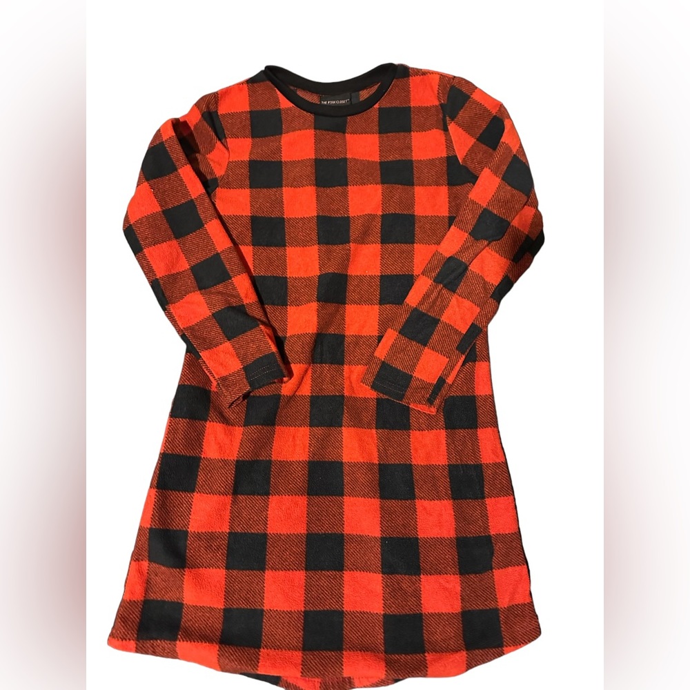 Kids’ plaid nightgown